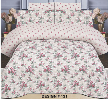 N-6 reversible King Size Comforter Set - With Filling