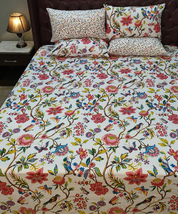 Birdies Cotton Bed Sheet