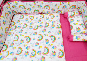 Rainbow Cot Bedding Set