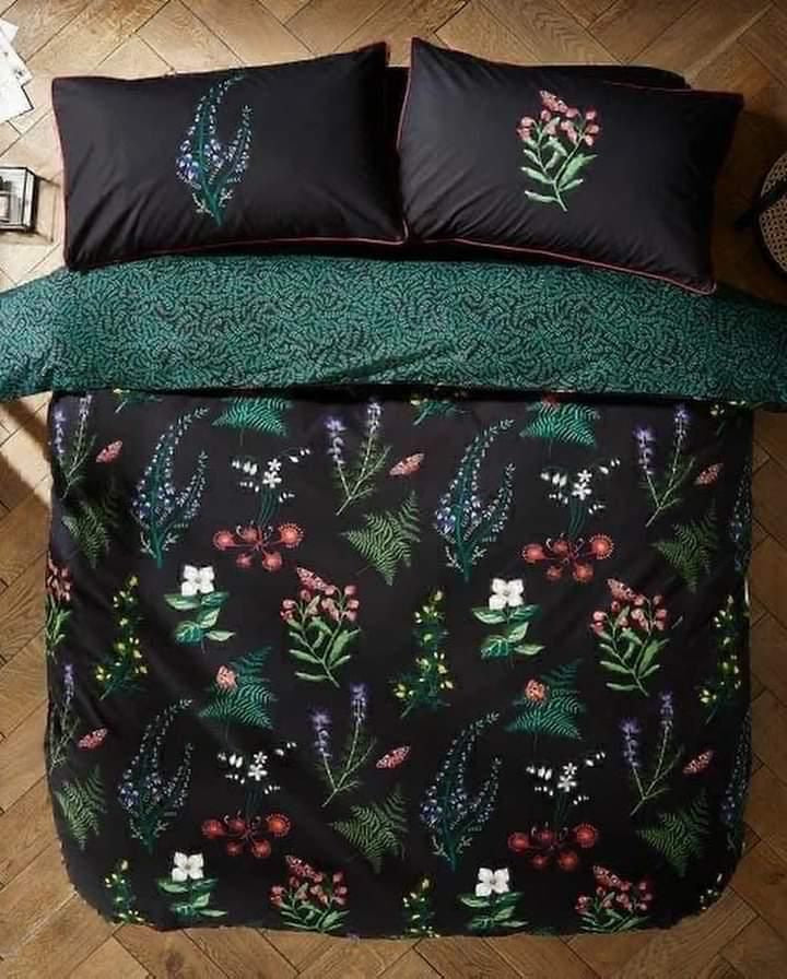 Black Beauty Dunelm King Size duvet  Set - without Filling