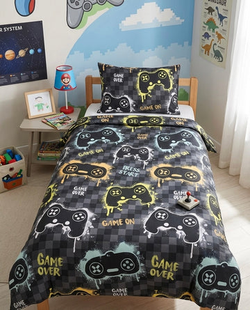 Gamer Kids Comforter\Duvet Set