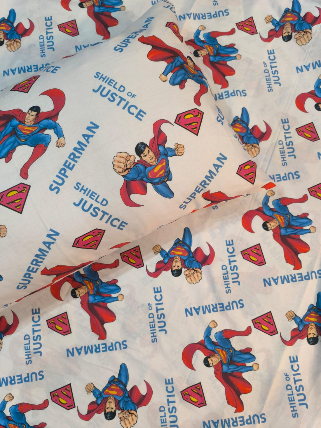 Super man Kids Cotton  Bedsheet
