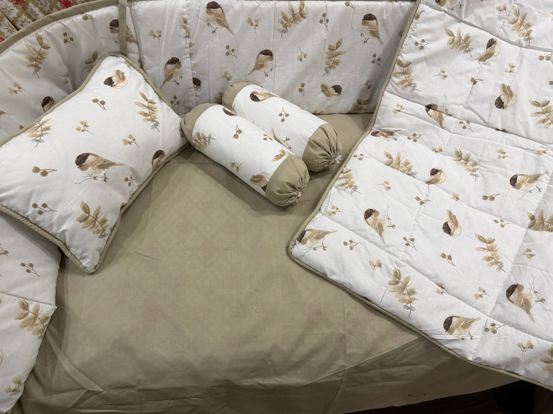 Birdies Cot Bedding Set