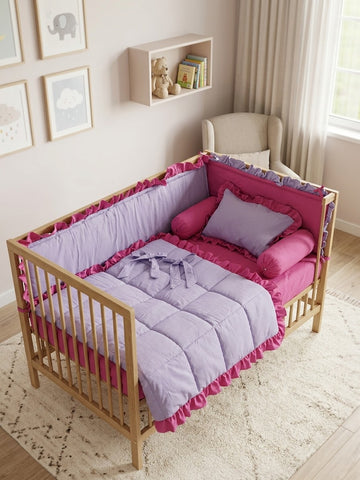 Frilly Cot Bedding Set