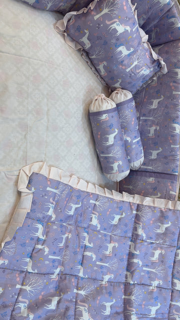 Unicorn Cot Bedding Set