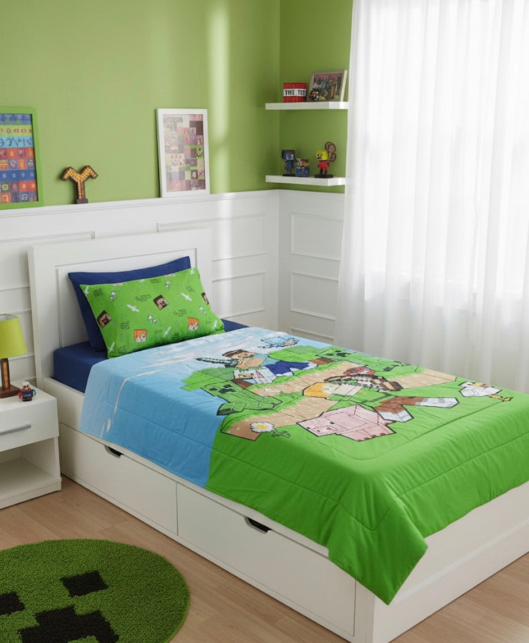 Mine craft Kids Comforter\Duvet Set