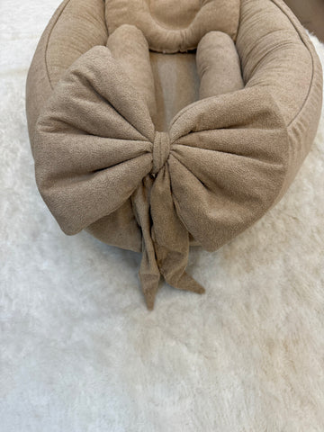 Boucle Snuggle Bed - beige