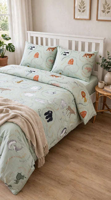 Animals cotton Bedsheet