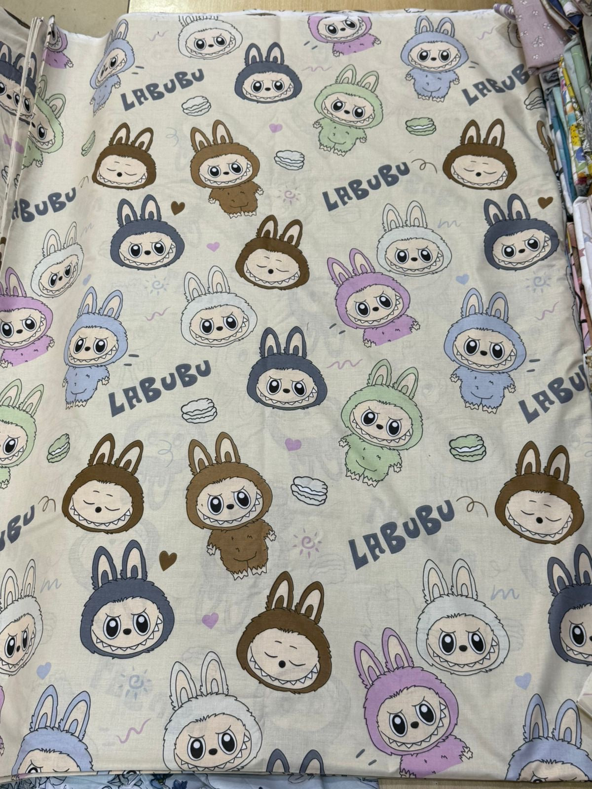 Labubu  Kids Cotton  Bedsheet