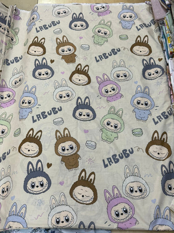 Labubu  Kids Cotton  Bedsheet