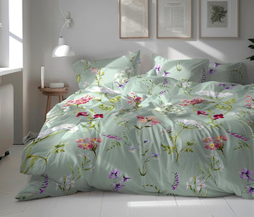 floral beauty King Size Comforter Set - With Filling