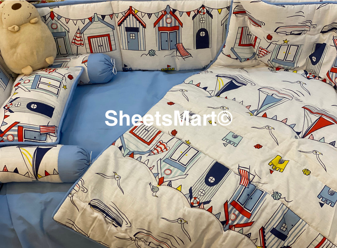 Houses Cot Bedding Set