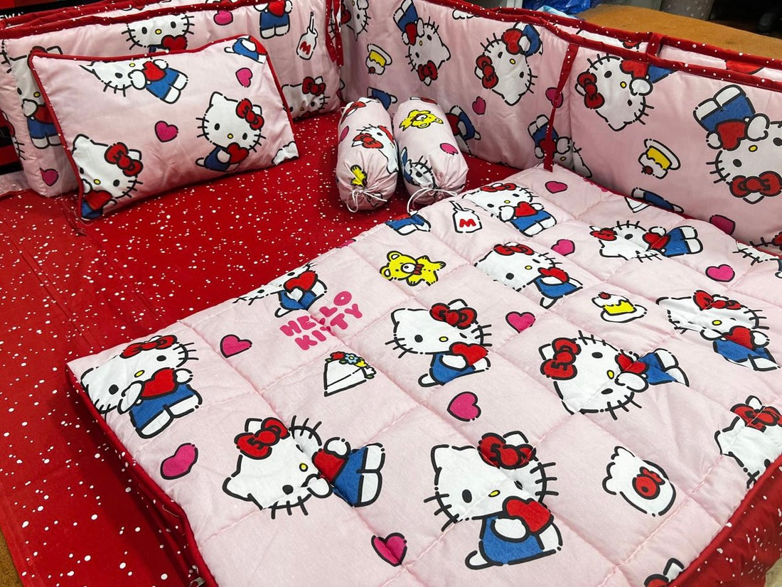 Hello kitty Cot Bedding Set