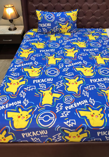 Pokemon Kids cotton Bedsheet