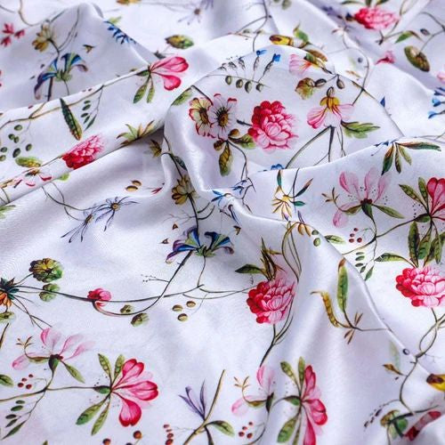 Flower Art Cotton Sateen Set