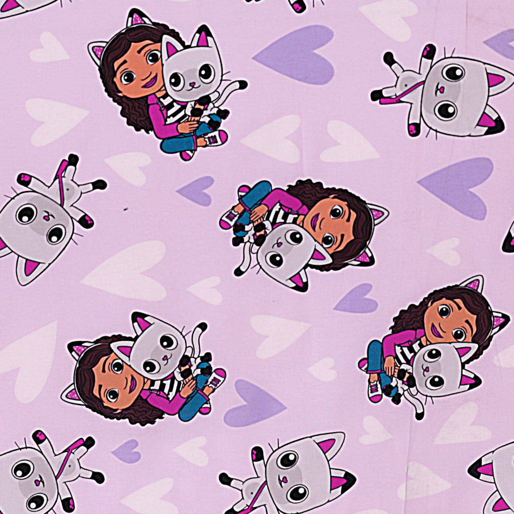 Gabby Doll House Kids cotton Glow In Dark Bedsheet