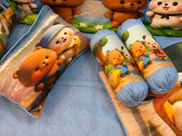Velveti teddy Cot Bedding Set