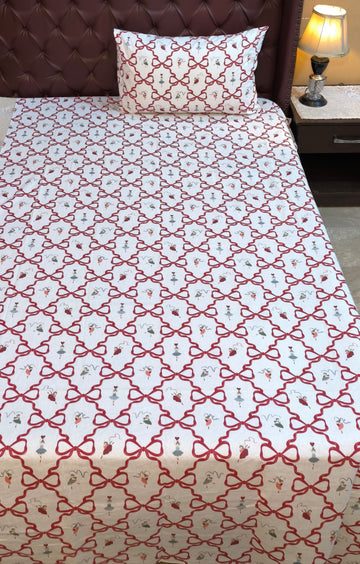 Ballerina Kids Cotton  Bedsheet