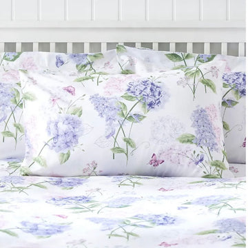 Hydrangea Dunelm King Size Duvet Cover Set - Without Filling