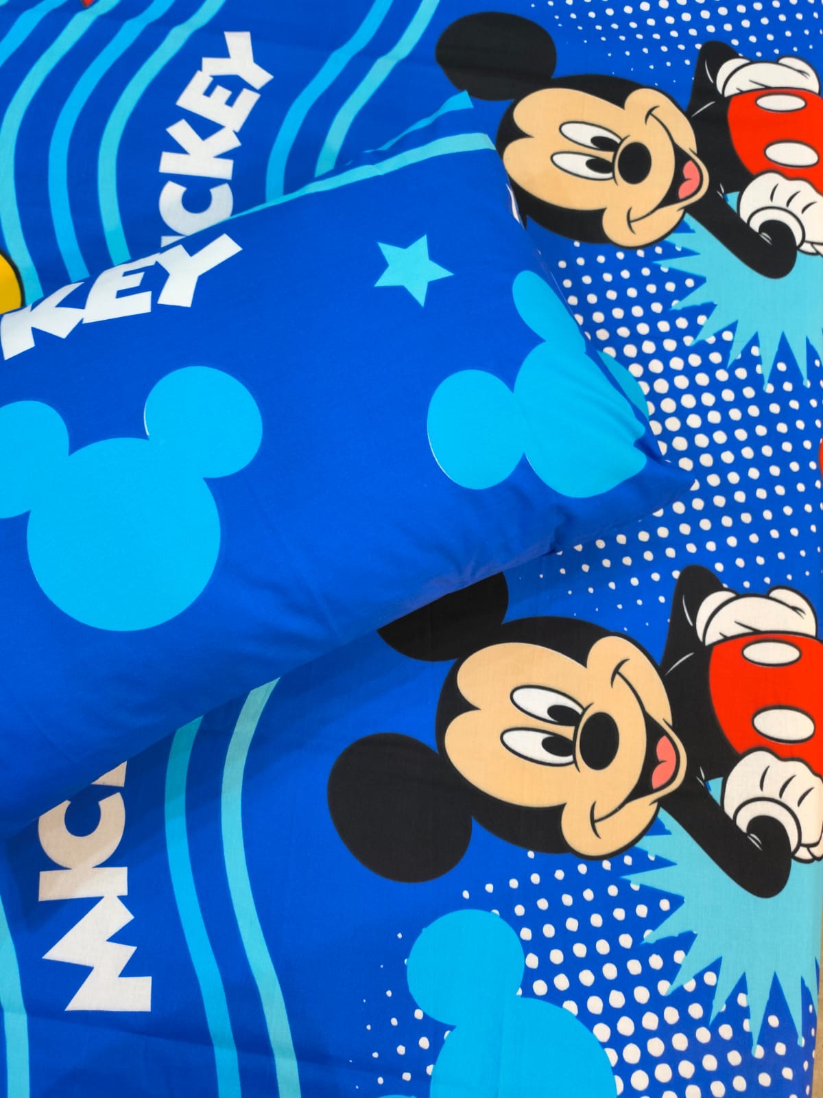 Mickey mouse Kids Cotton  Bedsheet