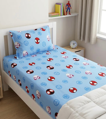 Spider man Kids Cotton  Bedsheet
