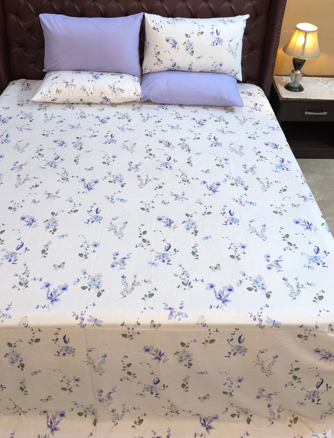 J - 129 King Size Comforter Set - With Filling