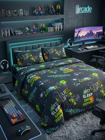 Gamer Kids Comforter\Duvet Set