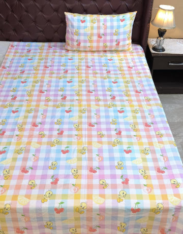 J-102 Kids Cotton  Bedsheet