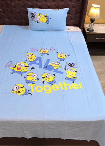 J-103 Kids Cotton  Bedsheet