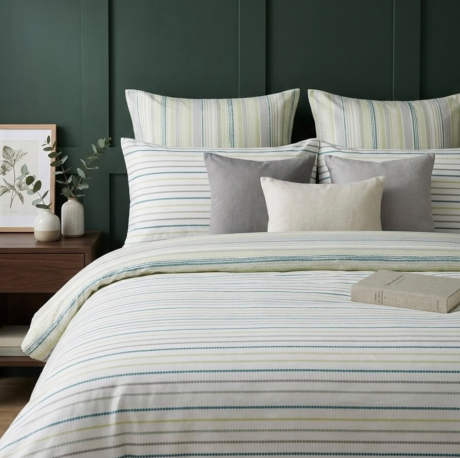 NA-109 King Size Comforter Set - With Filling