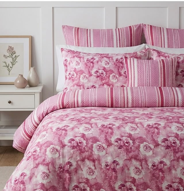 NA-105 King Size Comforter Set - With Filling