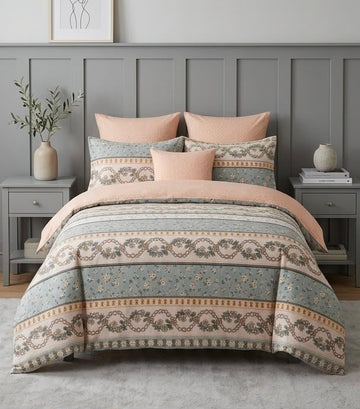 NA-107 King Size Duvet Cover Set - Without Filling