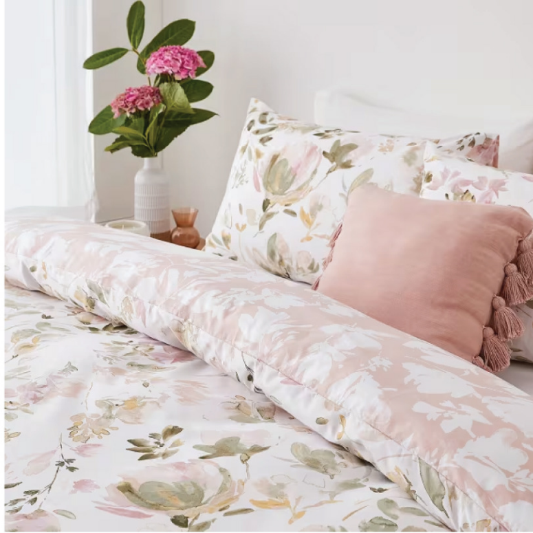 Floral Dunelm King Size Comforter Set - With Filling