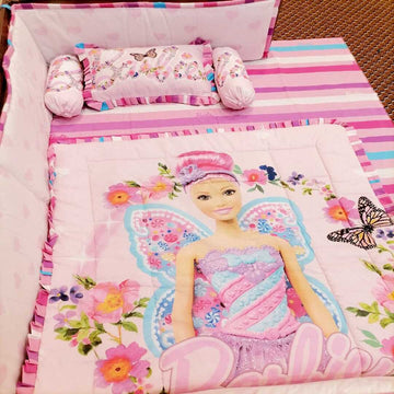 Barbie Cot Bedding Set