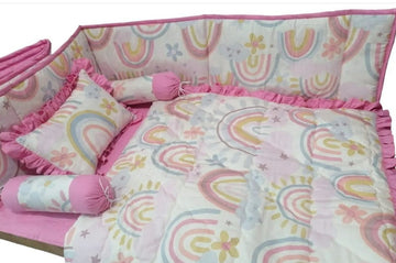 Rainbows Cot Bedding Set