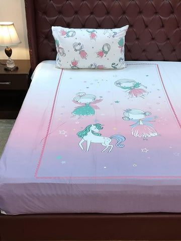 Dancing Fairies Kids cotton Percale Bedsheet