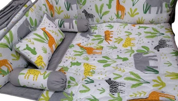 Safari 4 Cot Bedding Set