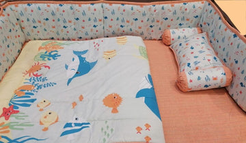 Dolphin Cot Bedding Set