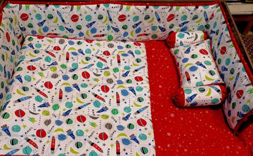 Rockets Cot Bedding Set