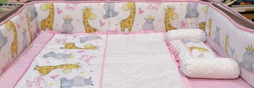 Giraffe Cot Bedding Set