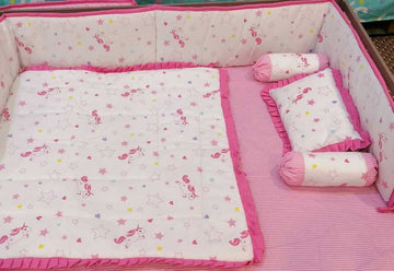 Unicorns 2 Cot Bedding Set