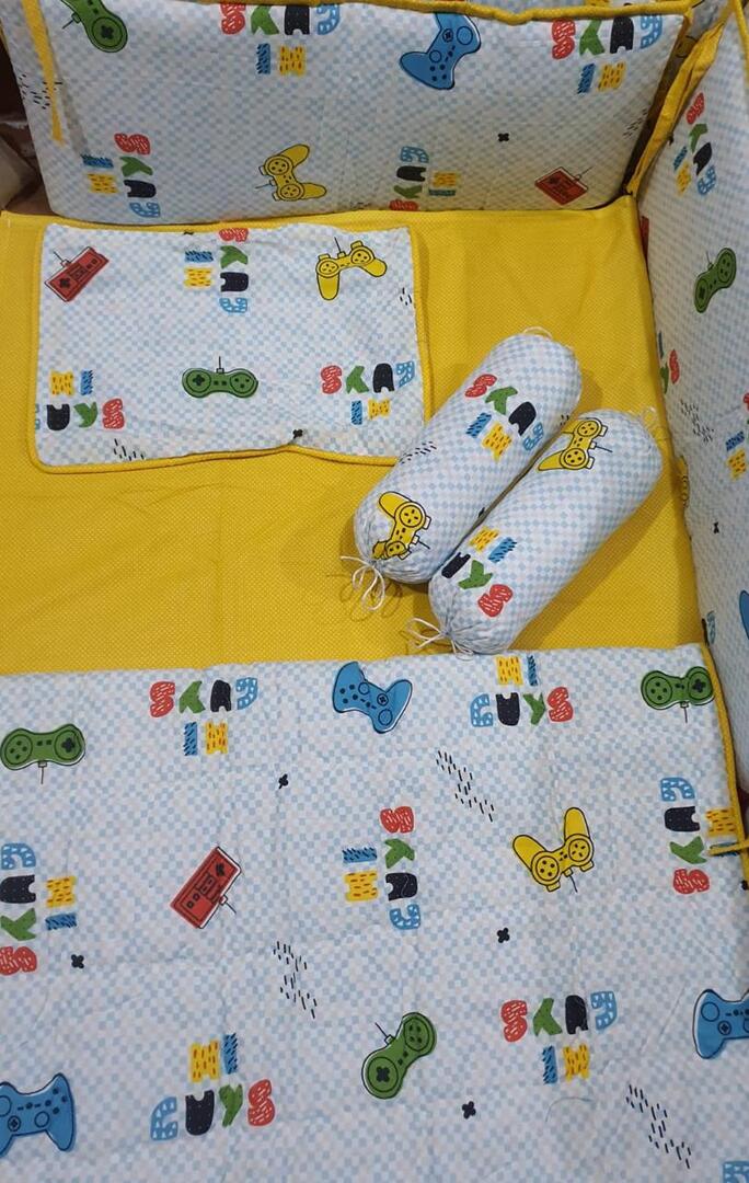 Games Cot Bedding Set