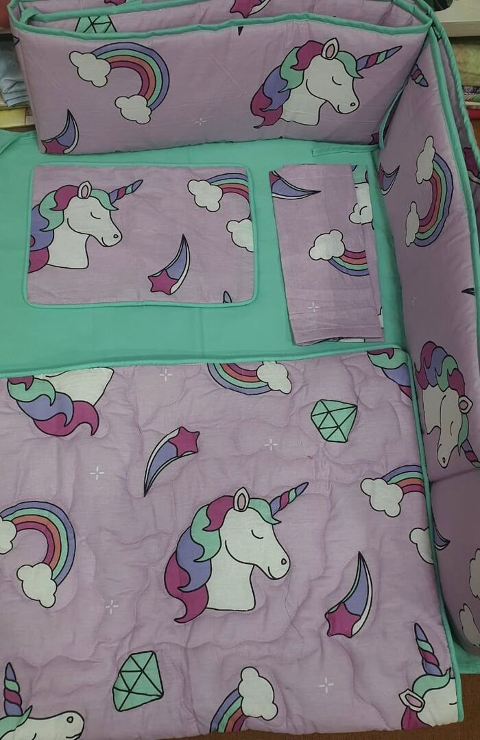 Unicorn 3 Cot Bedding Set