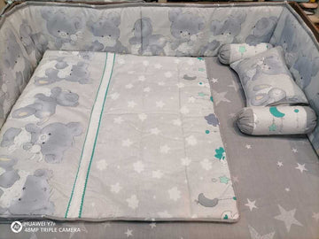 Teddy Bear 4 Cot Bedding Set