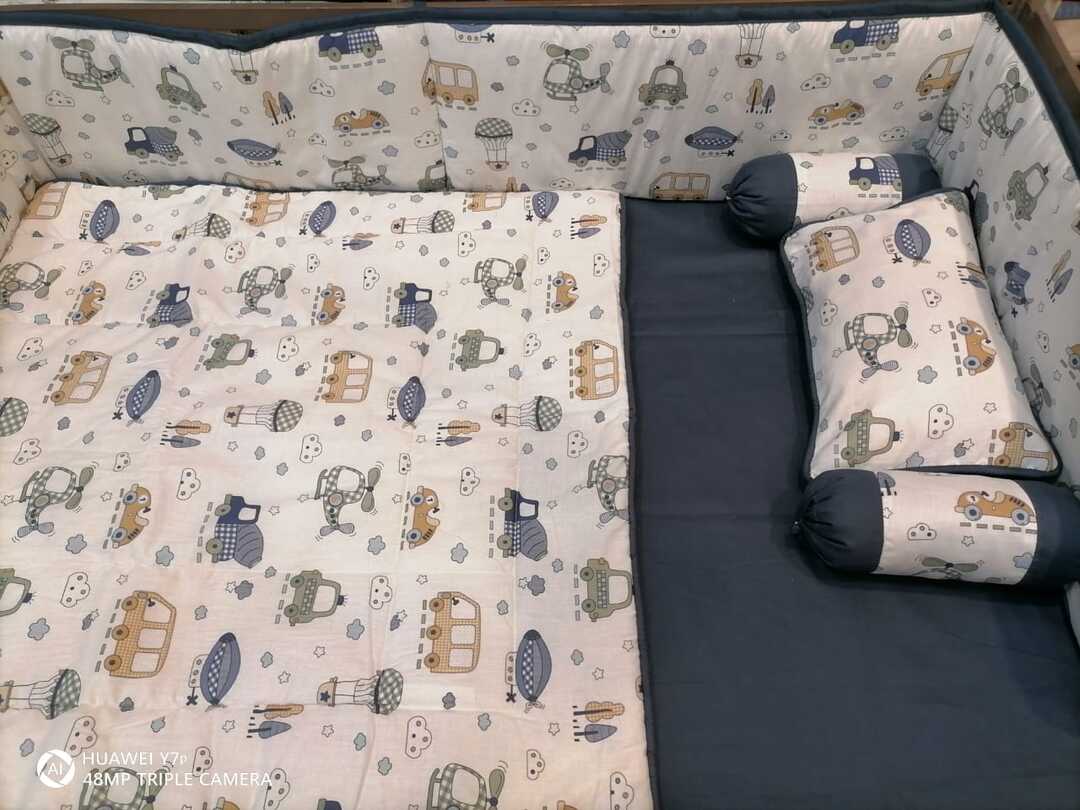 Vehicles Cot Bedding Set