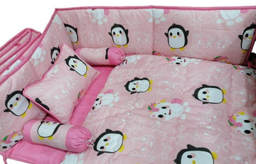 Penguin Cot Bedding Set