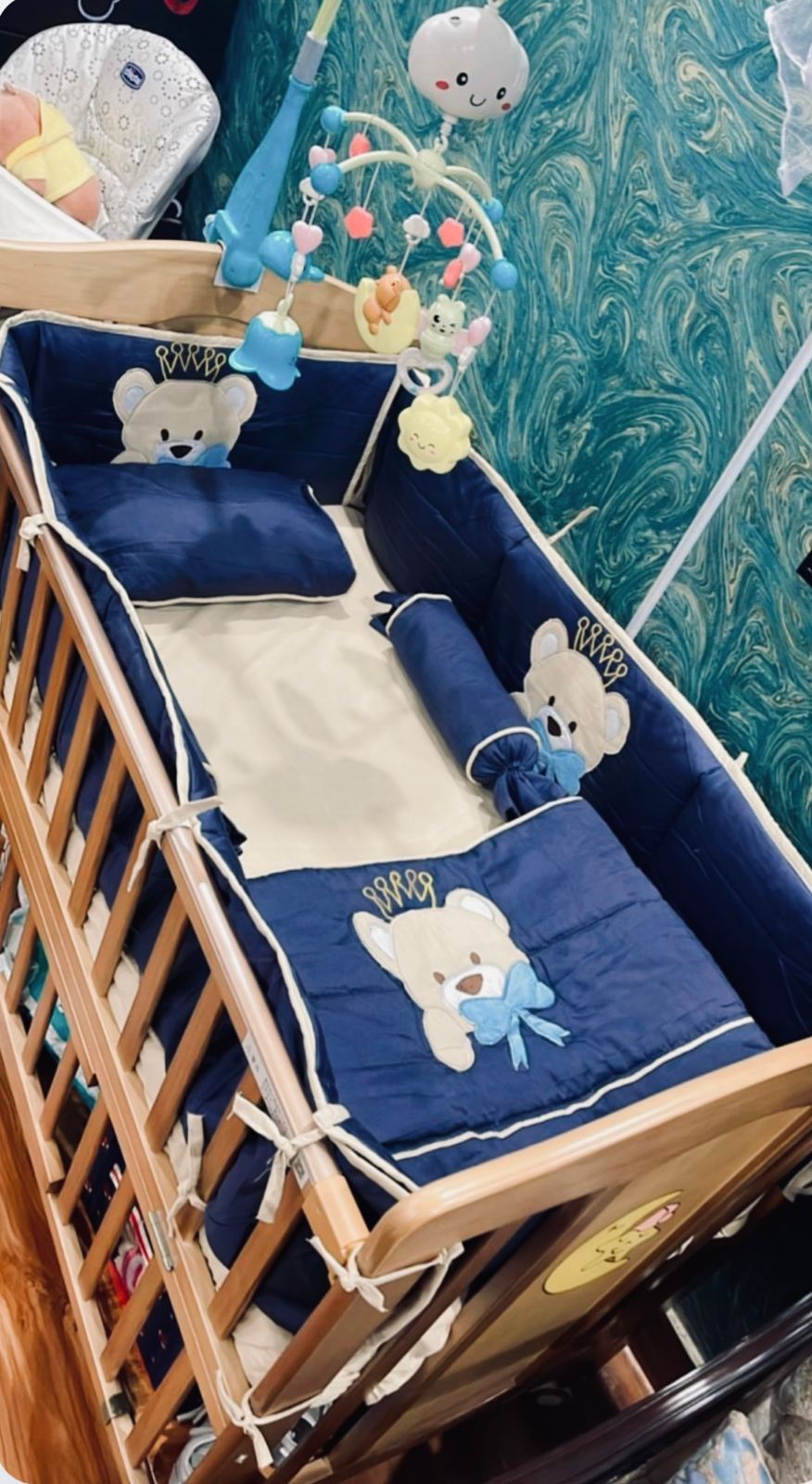 Oh Bear 7 Cot Bedding Set