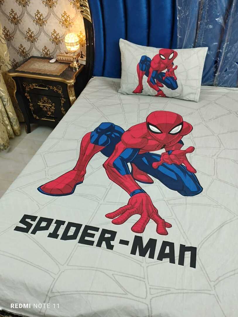 Spider Man 3 Kids cotton Bedsheet (Copy)