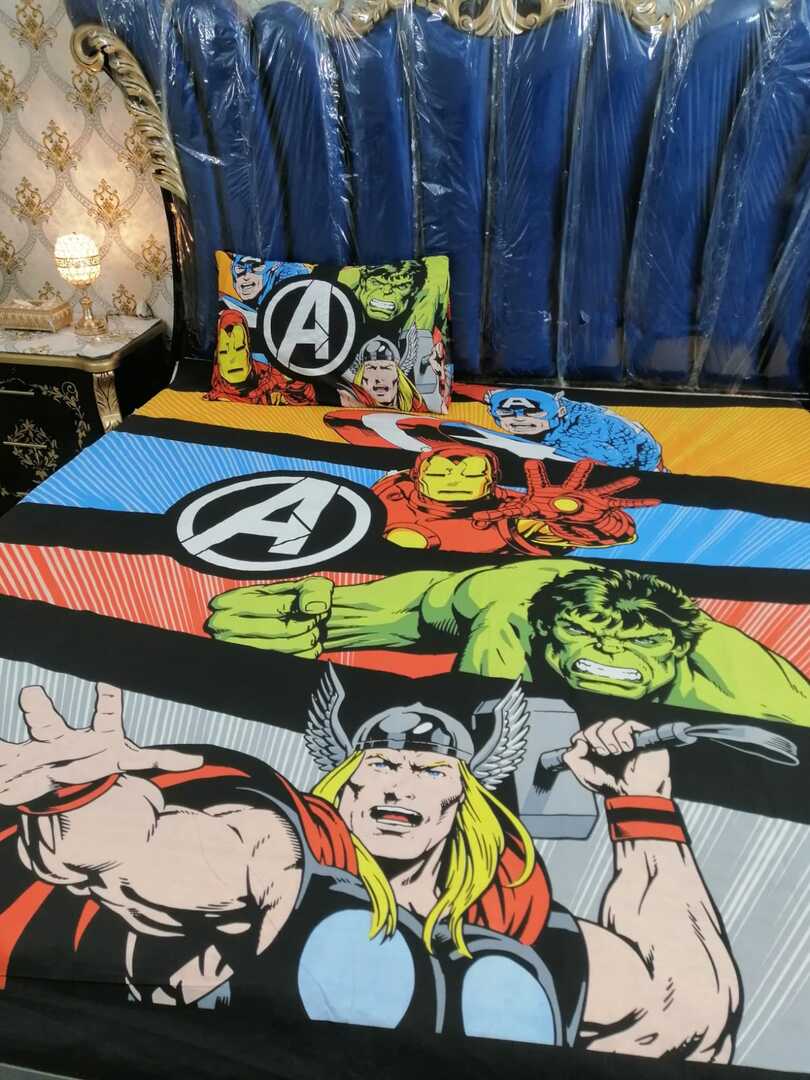 Avengers 2 Kids cotton Bedsheet