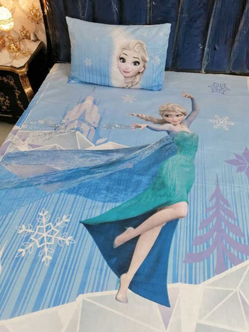 Frozen 4 Kids cotton Percale Bedsheet